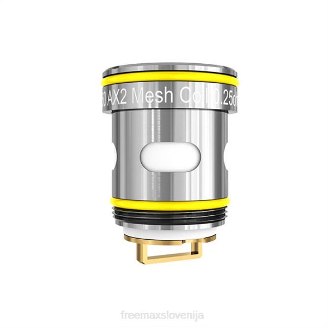 FJ8N258 FreeMAX ax2 mrežasta tuljava ss-rumena - FreeMAX Store