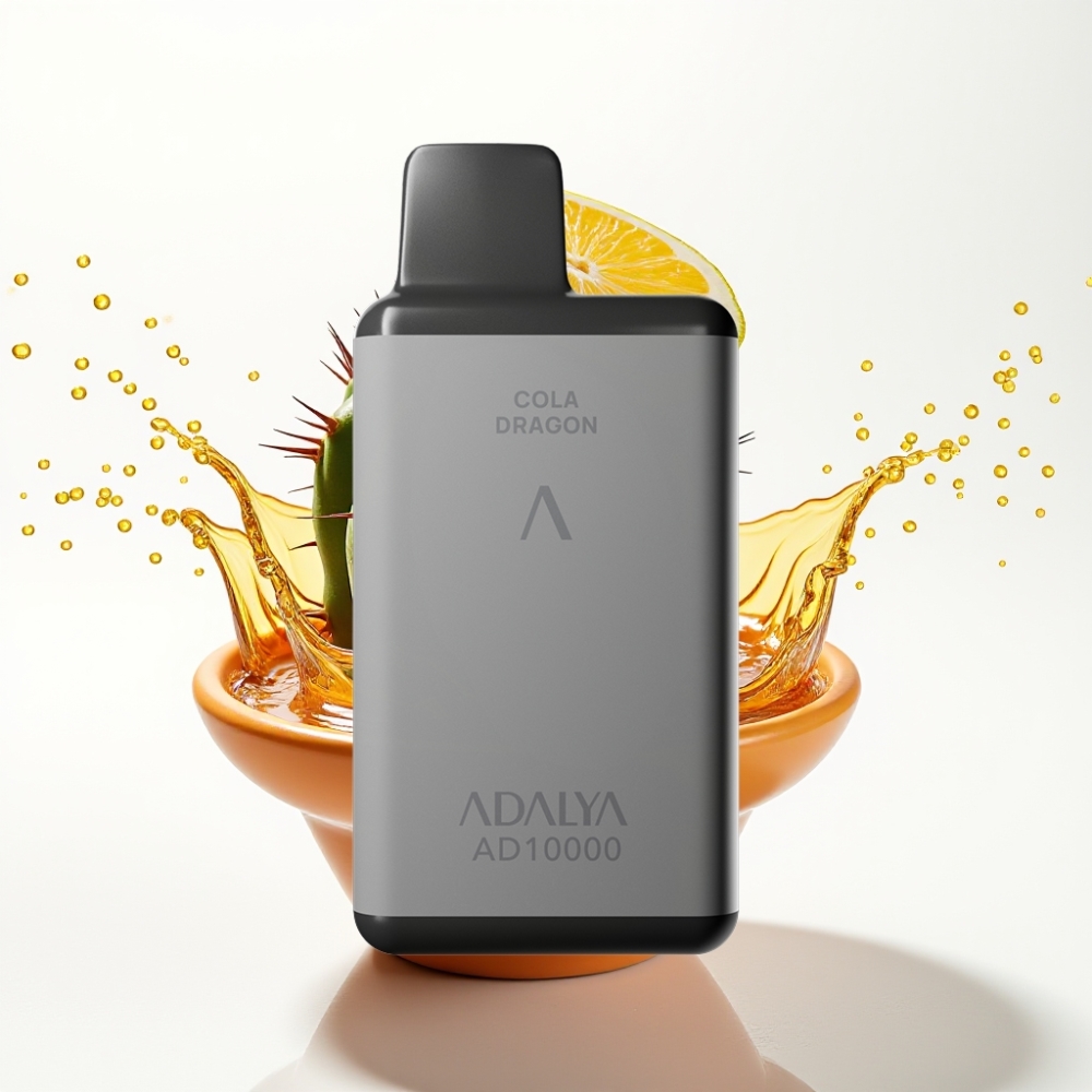 Adalya AD 10000 Puffs Vesoljsko sivo USB-C Cactus Splash Kaktusov Brizg