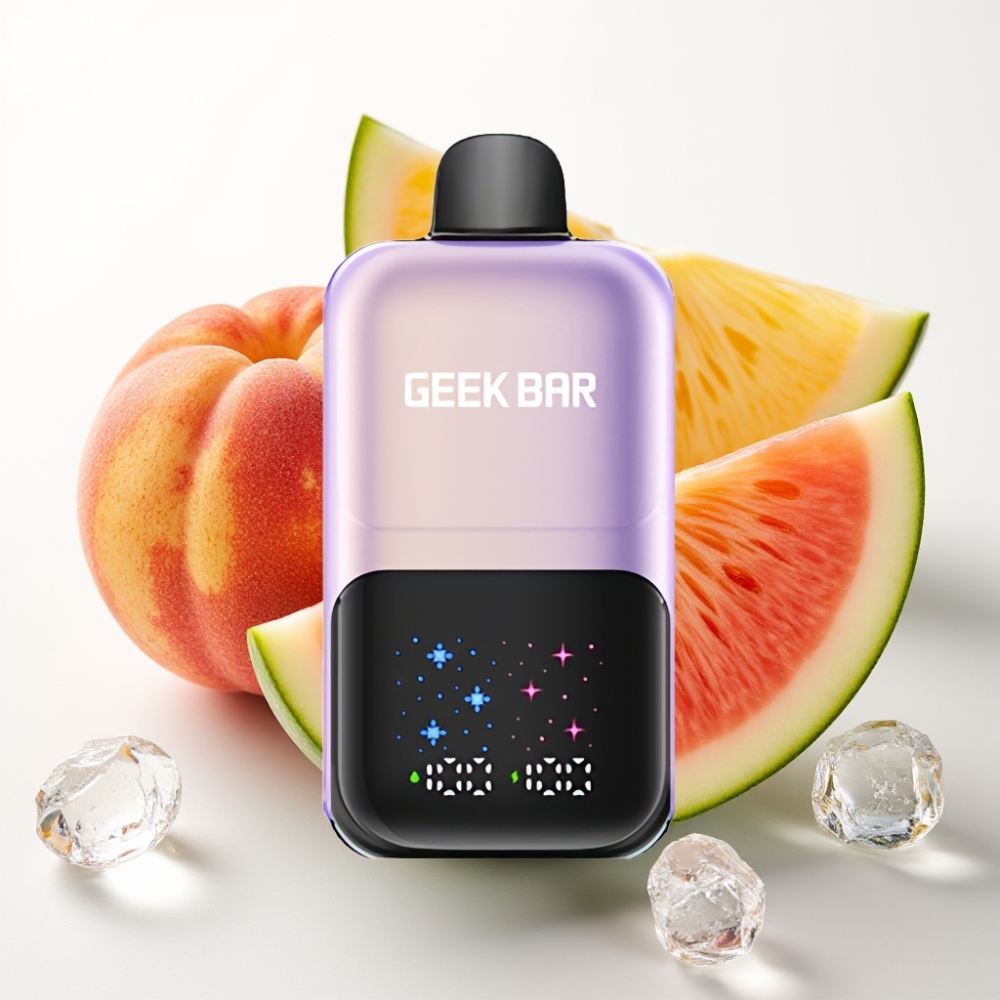GEEK BAR 2GO 50000 Puffov Dual Tanks Ledena Breskva Mango Lubenica
