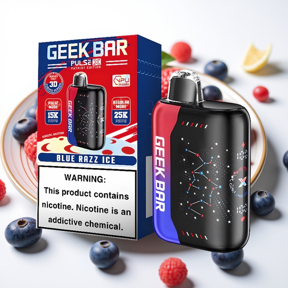 Geek Bar Pulse X 25000 Pofov Dual Mesh in Patriot Edicija