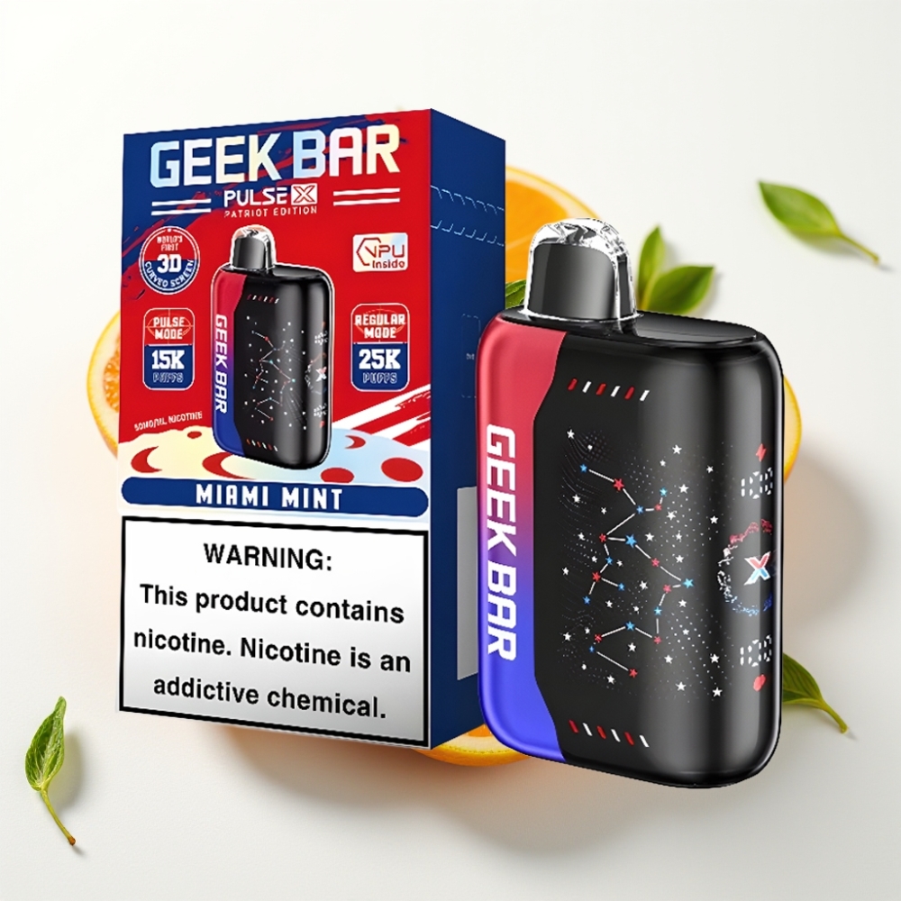 Geek Bar Pulse X 25000 Pofov Dual Mesh in Patriot Edicija
