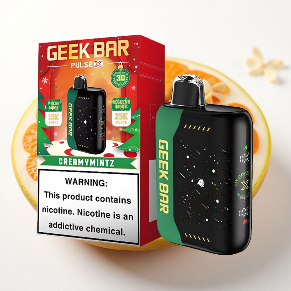 Geek Bar Pulse X 25000 Pofov in 18mL Polnjenja Božična Edicija
