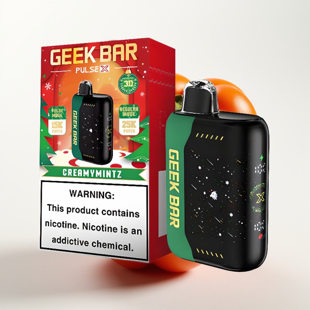 Geek Bar Pulse X 25000 Pofov in 18mL Polnjenja Božična Edicija