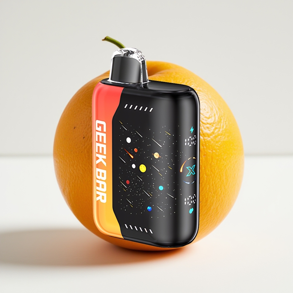 GEEK BAR Pulse X 42K Puffs Meteor Edition Oranžni Zmaj z Dvojno Mrežno Tuljavo