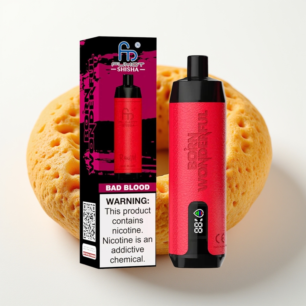 RandM Fumot Shisha 10000 Puffs 0.5% Nikotina Slaba Kri