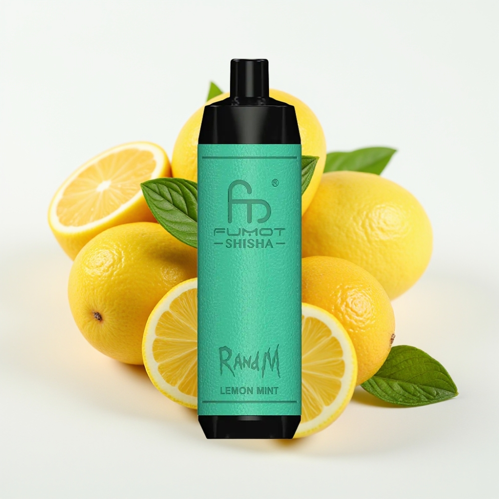 RandM Fumot Shisha 10000 Puffs Limeta Meta 18ml