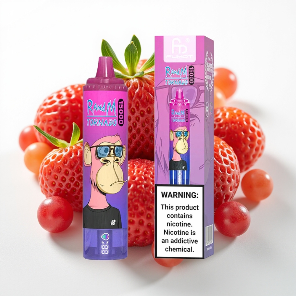 Fumot RandM Tornado 15000 25ml Jagoda Grozdje