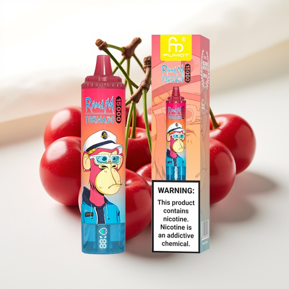 Fumot RandM Tornado 15000 25ml Češnja