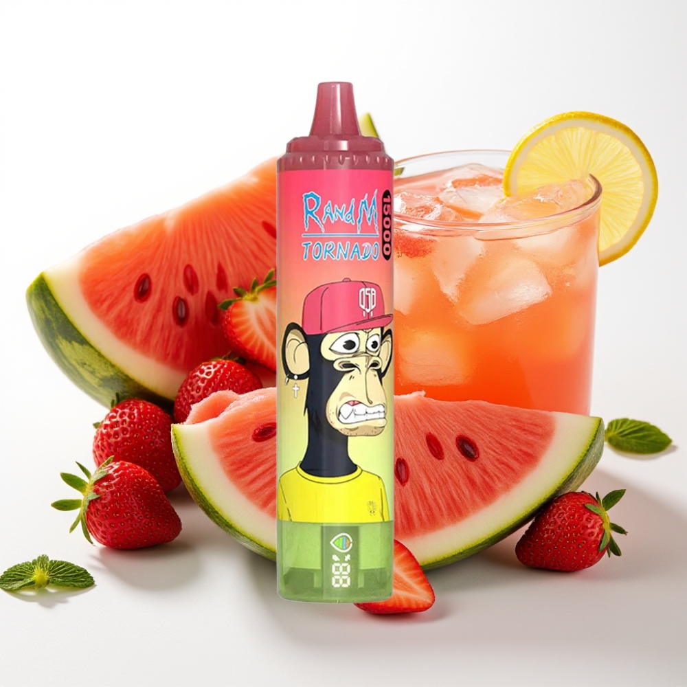 Fumot RandM Tornado 15000 Puffs 25ml Jagoda Lubenica Limonada