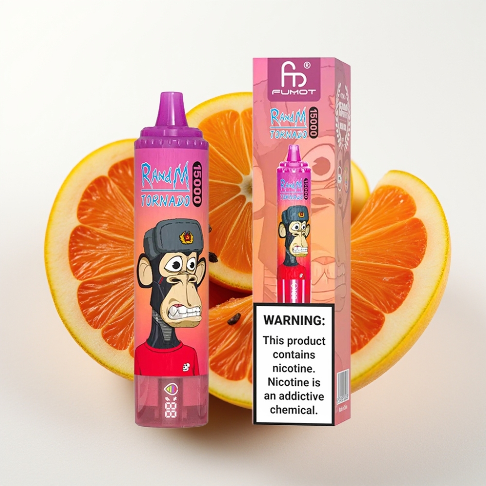 Fumot RandM Tornado 15000 Puffs 25ml Zmajevo Sadje