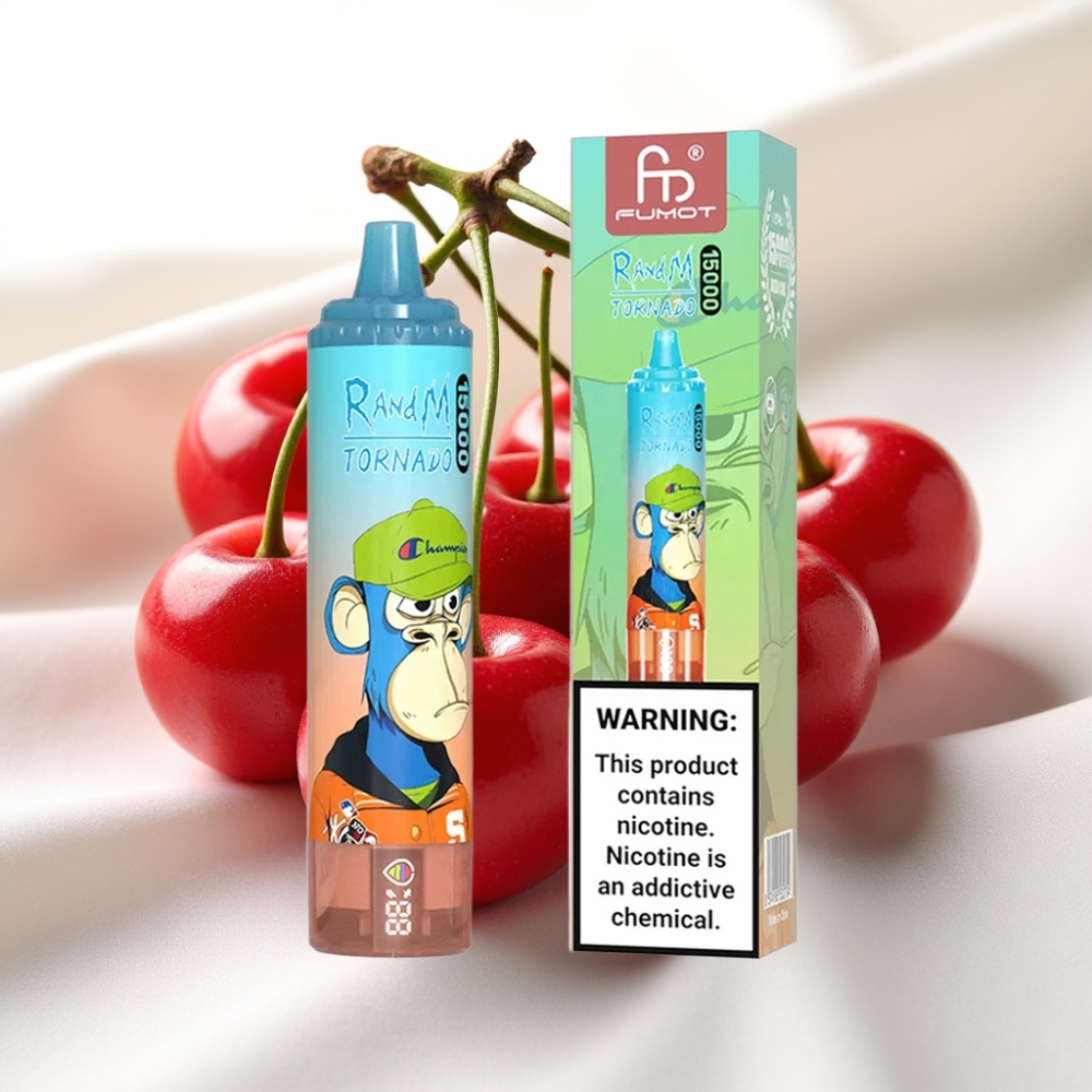 Fumot RandM Tornado 15000 Puffs 25ml Češnjeva Kola