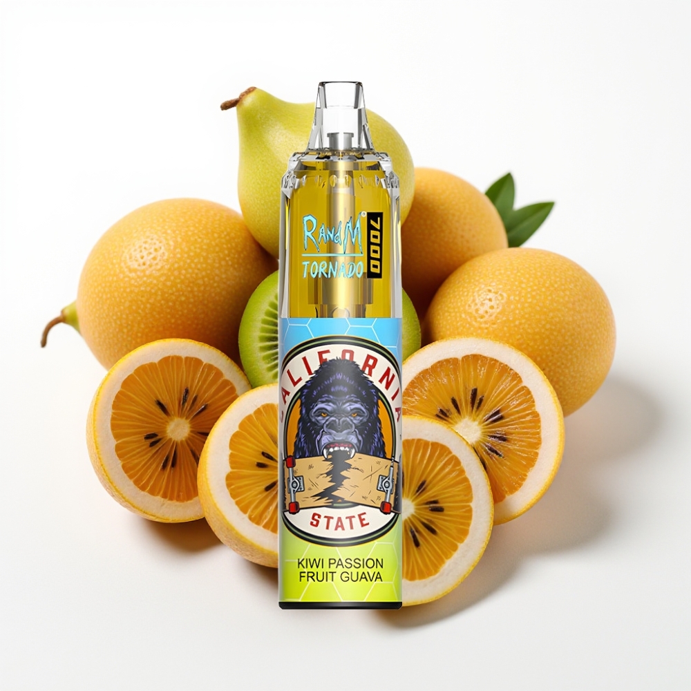 Fumot Tornado 7000 Puffov 14 ML E-tekočina Kiwi Pasijonka Guava