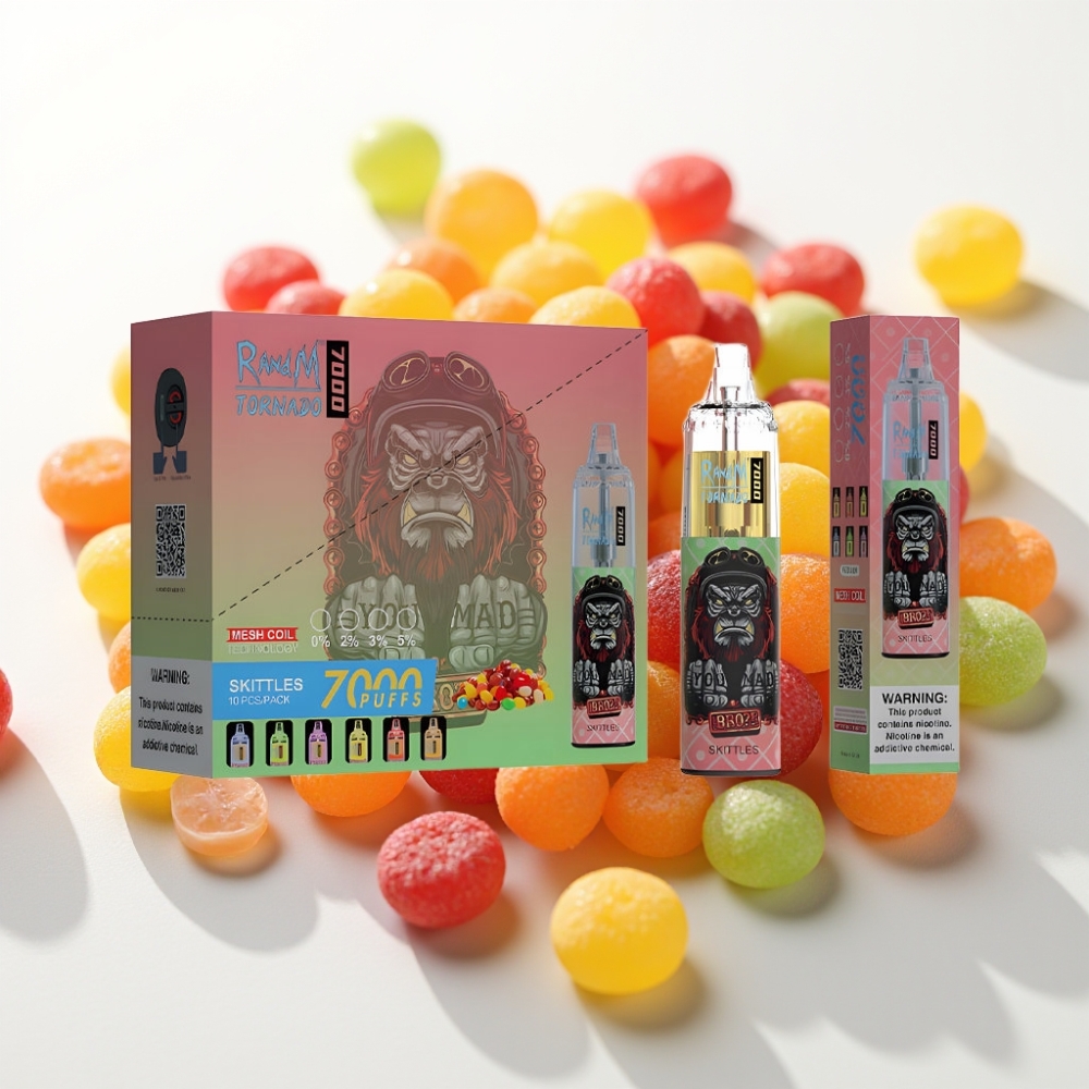 Fumot Tornado 7000 Puffs Skittles (Bonboni) 14 ML