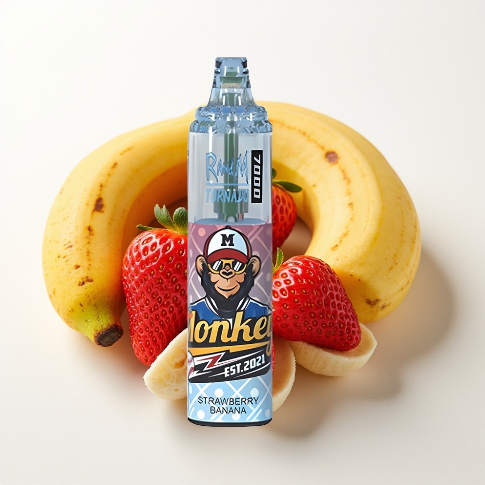 Fumot Tornado 7000 Pufi in 14 ML Jagoda Banana