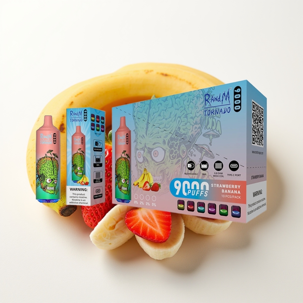 RandM Tornado 9000 Pufov/Mrežna Tuljava Jagoda Banana