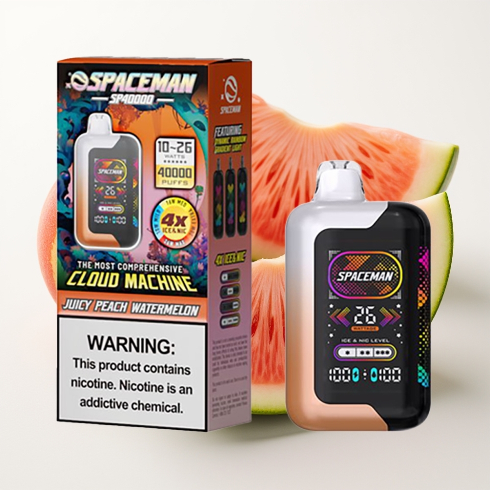SMOK Spaceman SP40000 Brez Nikotina Sočna Breskva Lubenica