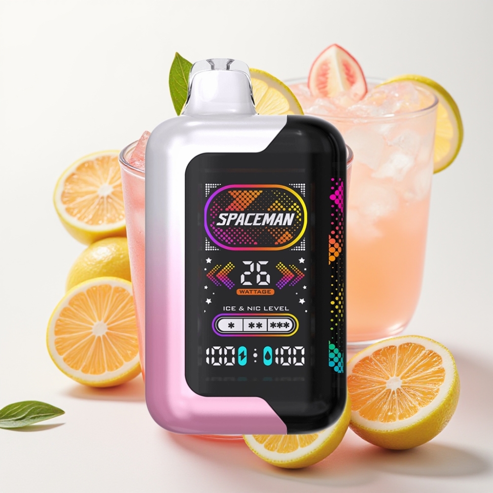 SMOK Spaceman SP40000 Zero Nikotina Roza Limonada 20ml 0%