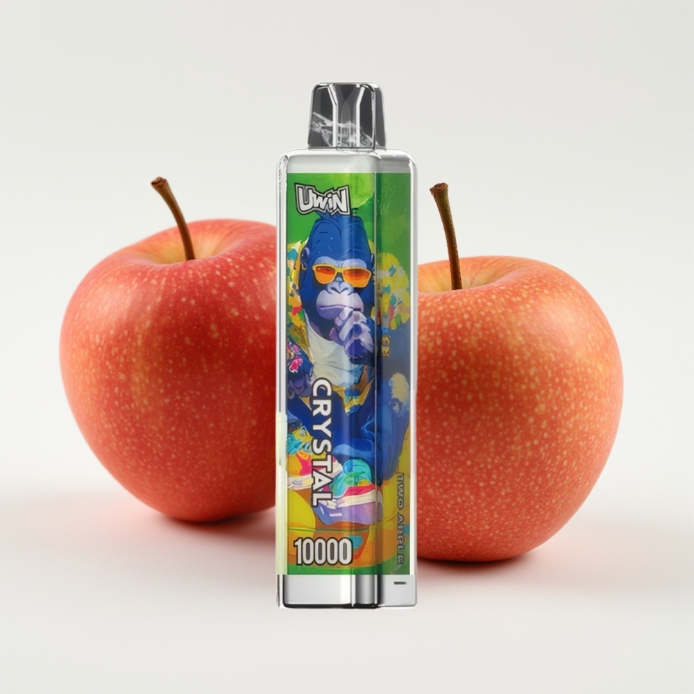 UWIN Crystal 10000 Puffov 18ml Dve Jabolki