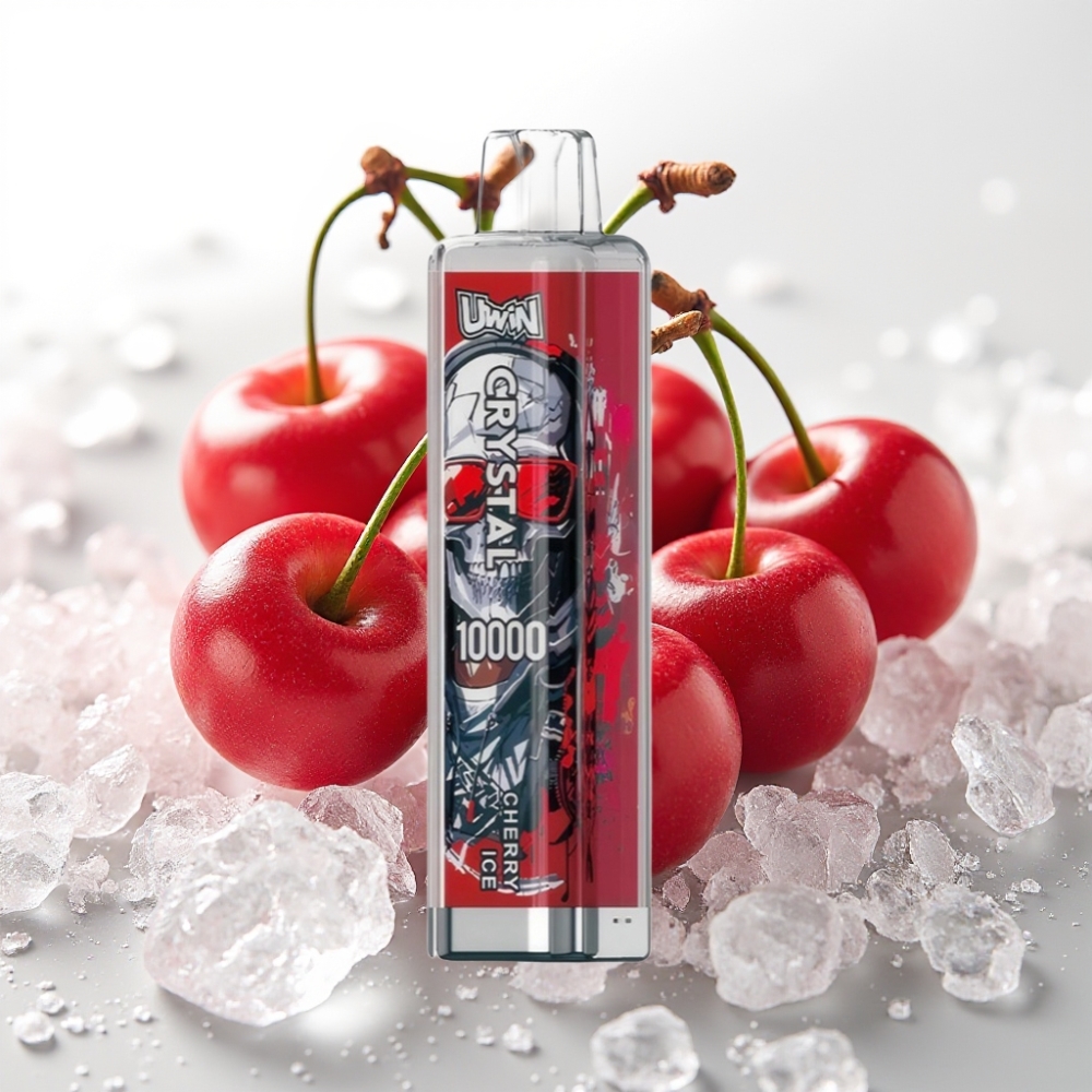 UWIN Crystal 10000 Puffov 18ml Češnjevi Led