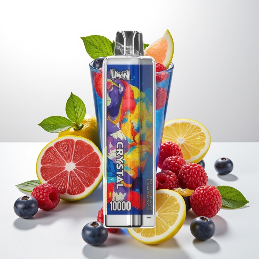 UWIN Crystal 10000 Pufov Modra Malinova Limonada 18ml