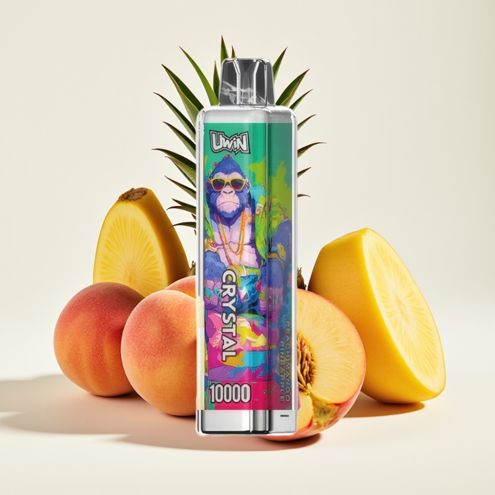UWIN Crystal 10.000 Puffov 18ml Breskova Manga Ananas