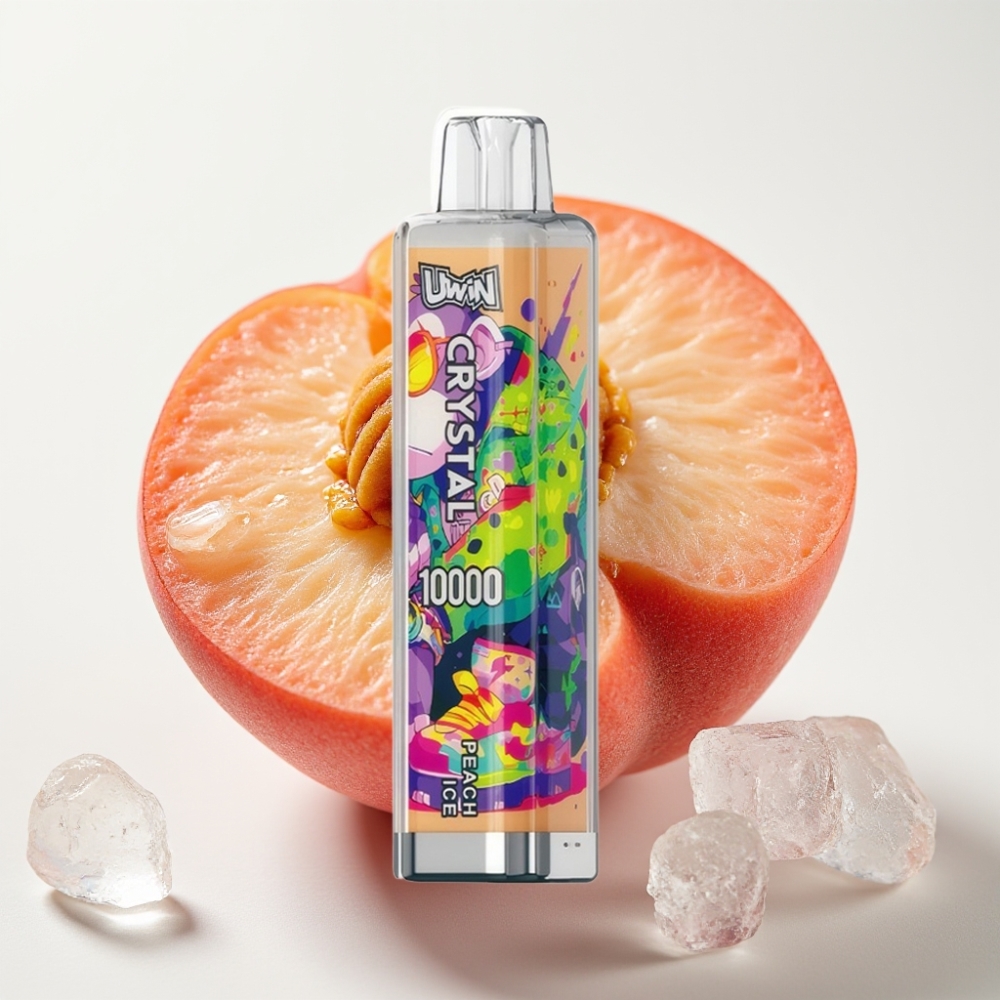 UWIN Crystal 10.000 Pufov 18ml Peach Ice