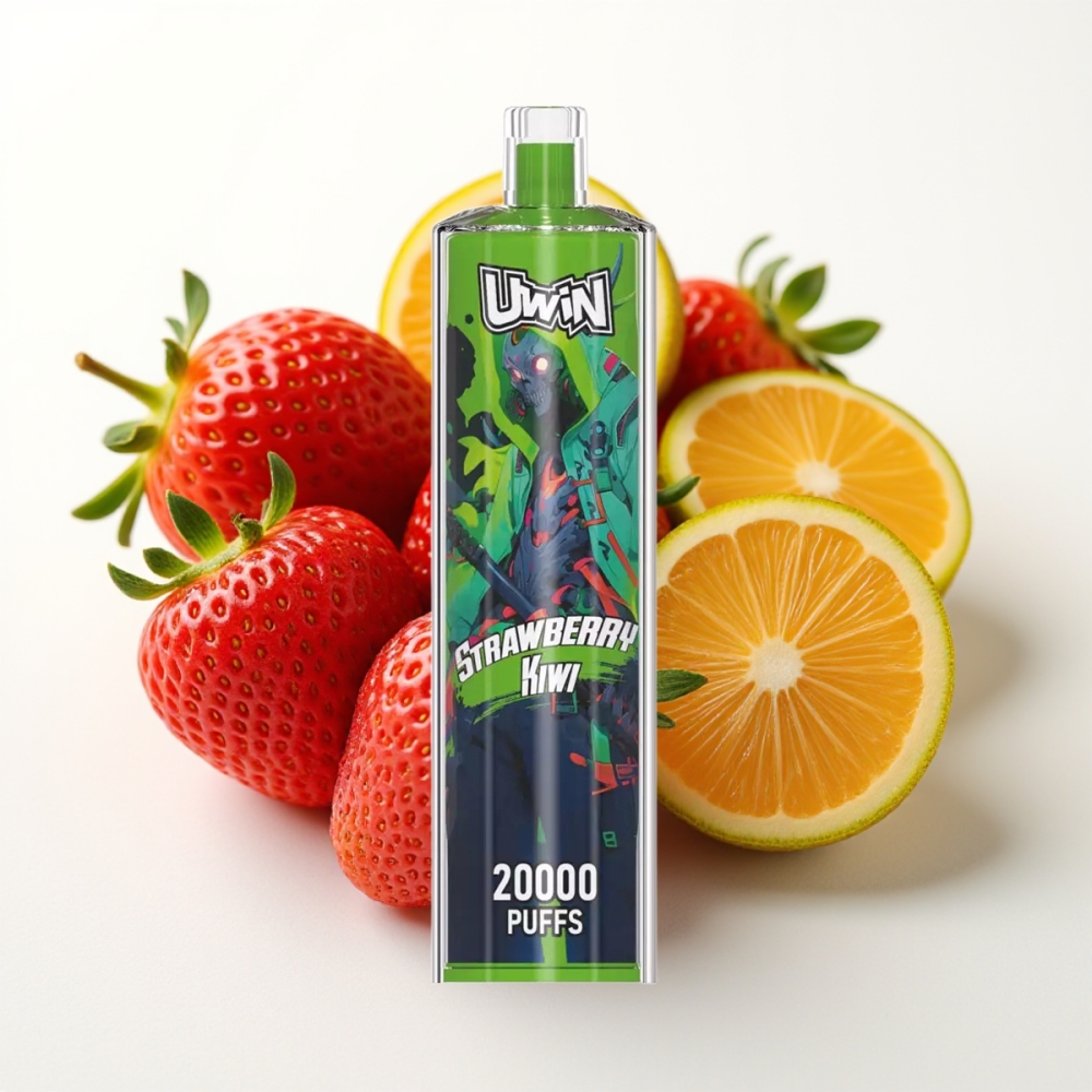 Uwin Shisha Hookah Crystal 20000 Pofov 22ml Jagoda Kivi