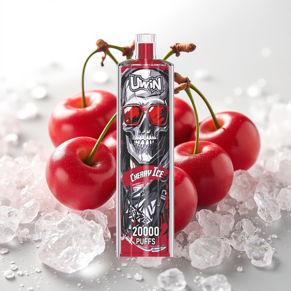 Uwin Shisha Hookah Crystal 20000 Puffov Cherry Ice 22ml