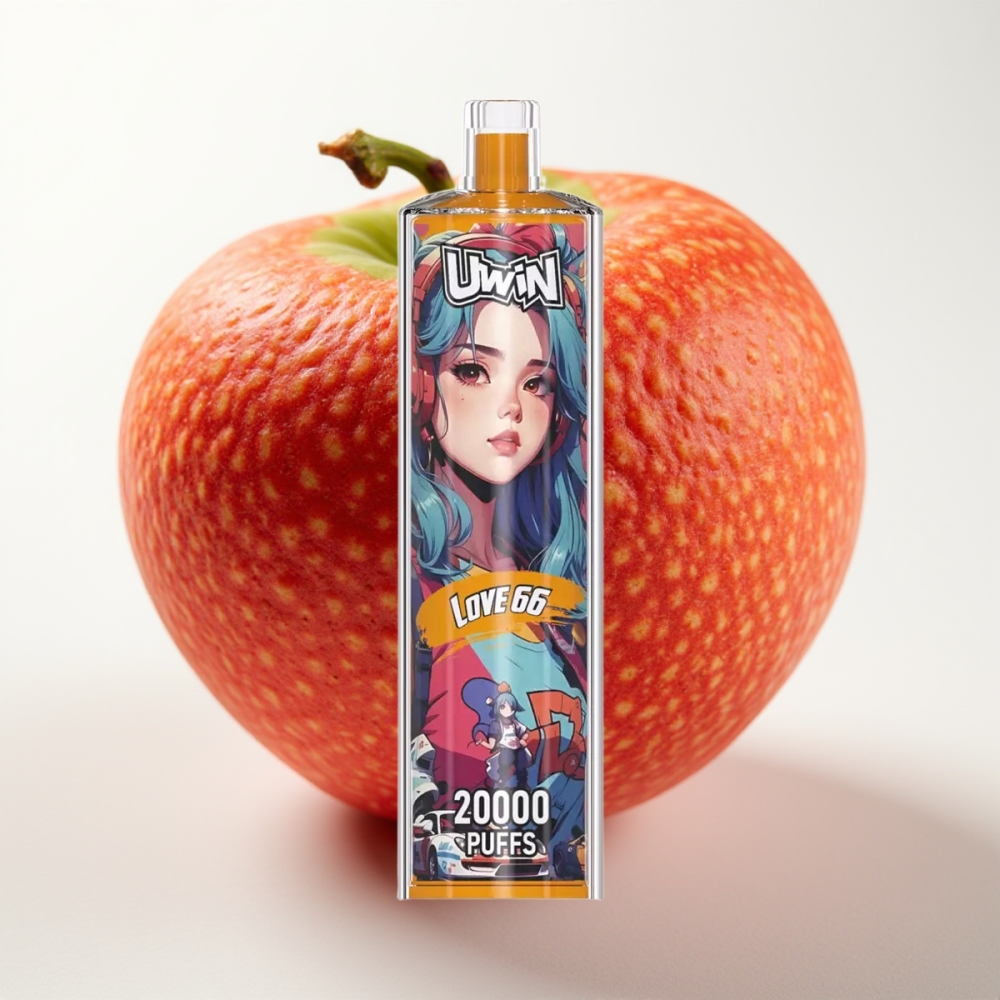Uwin Shisha Hookah Crystal 20000 Puffs Ljubezen 66 Mesh Coil