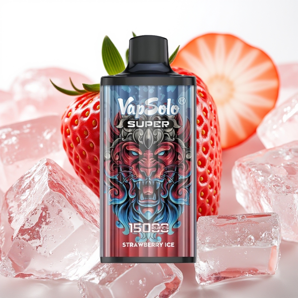 Vapsolo Super 15000 puffs 40ml Jagoda Led