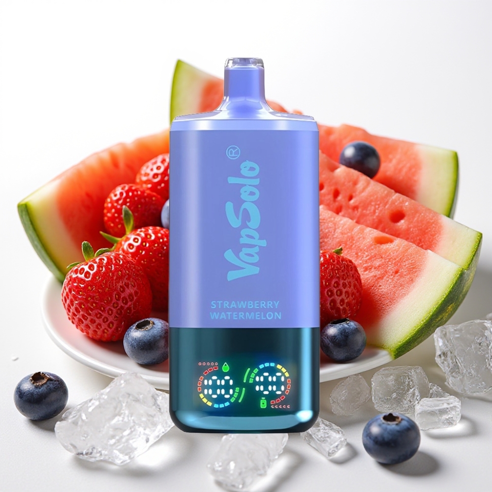 VapSolo Triple 30000 Puffov 40ml Jagoda Lubenika & Borovnica Led