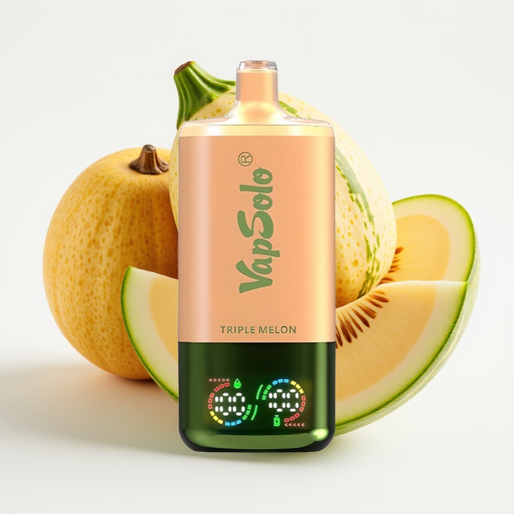 VapSolo Triple 30000 Puffs 40ml Trojni Melon