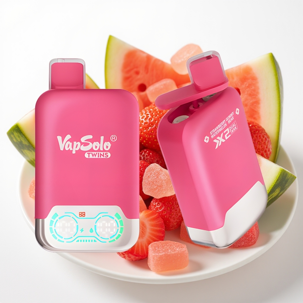 Vapsolo Twins 20000 Puffs 40 ml Jagoda Lubenica & Gumi Medved