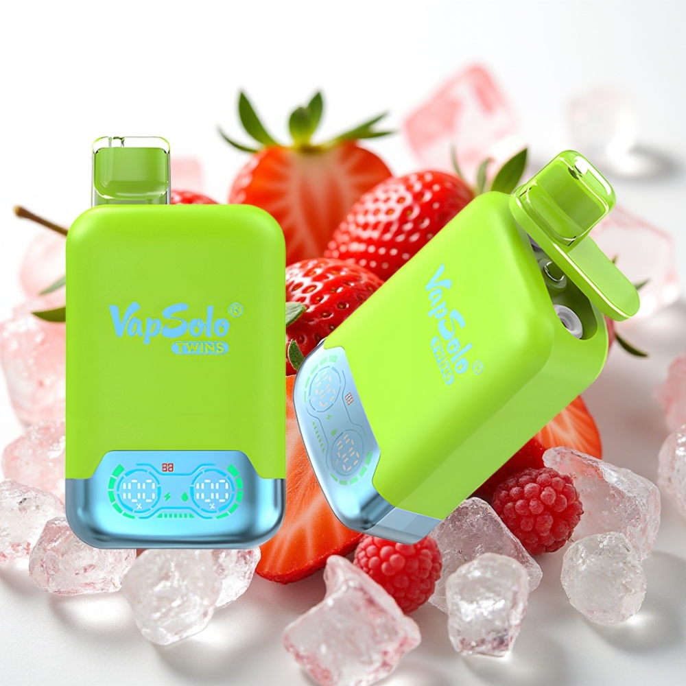 Vapsolo Twins Jagoda Kiwi & Jagoda Malina Češnja Led 40 ml