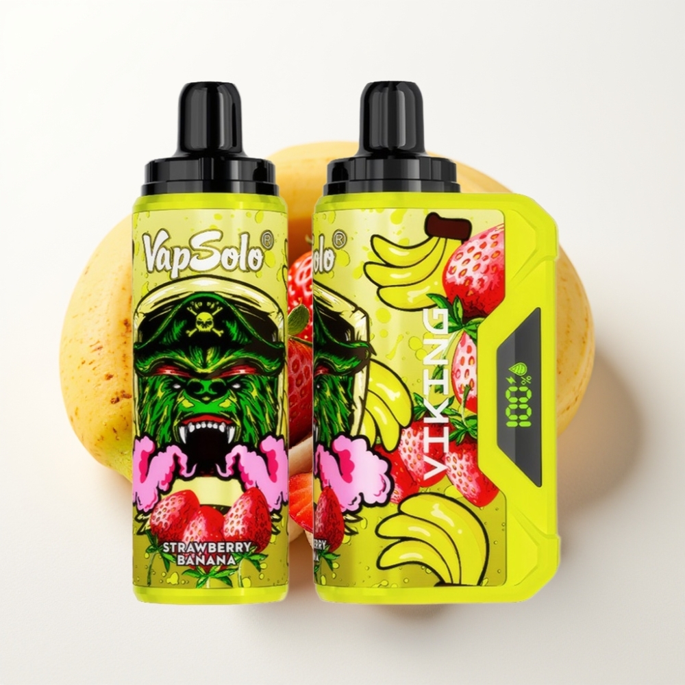 VapSolo VIKING 12000 Puffov 22ml Jagoda Banana