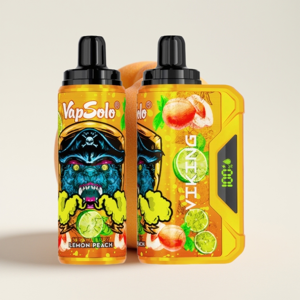VapSolo VIKING 12000 Pufov 22ml Limona Breskeva