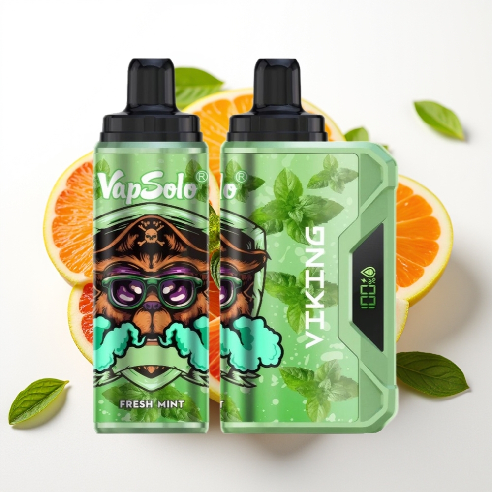 VapSolo VIKING 12000 Pufov 22ml Sveži Metulj Vape za enkratno uporabo