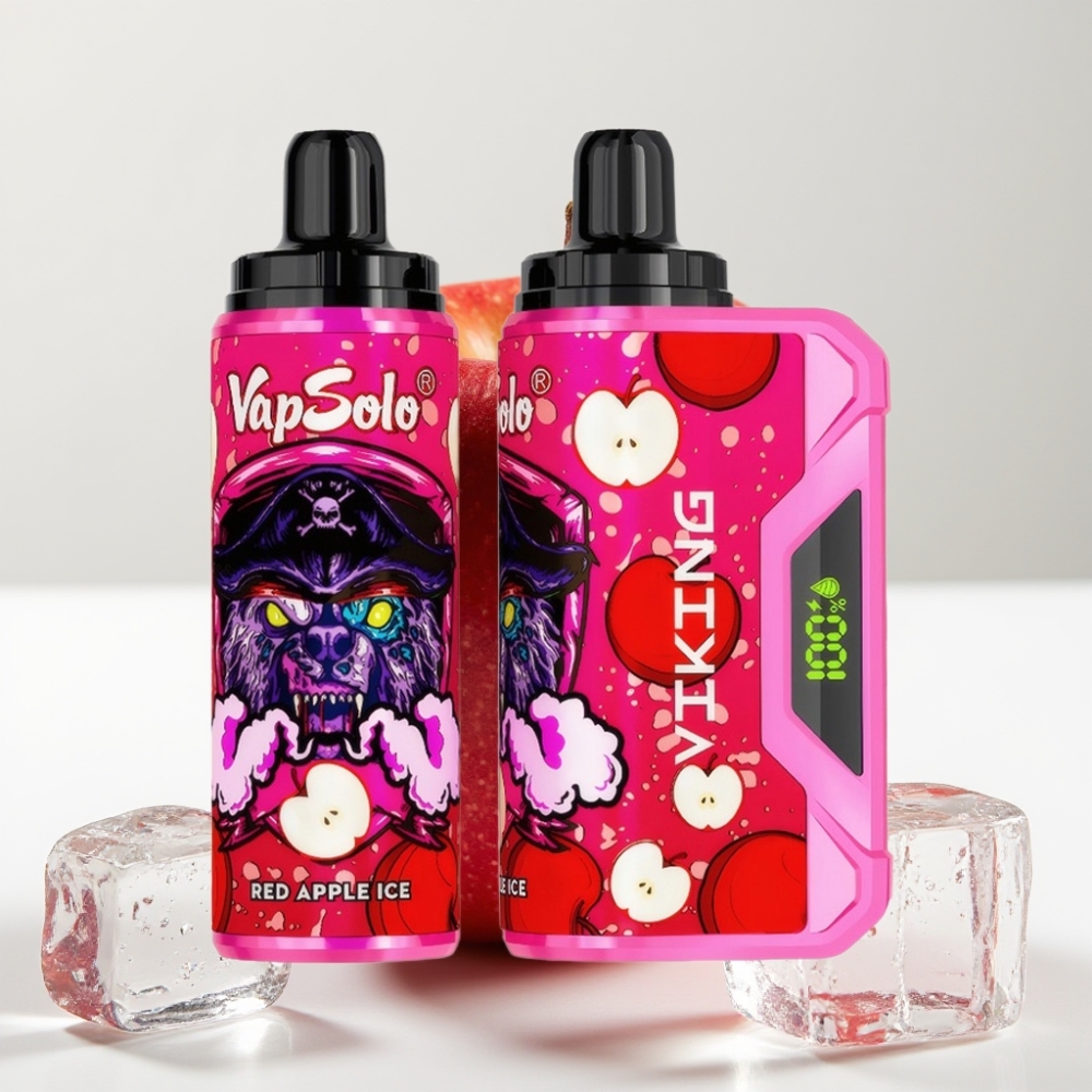 VapSolo VIKING 12000 Pufov Rdeča Jabolka Led