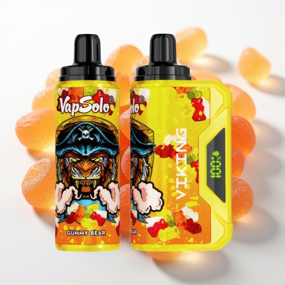 VapSolo VIKING 22ml Gumi Medved Vape za enkratno uporabo